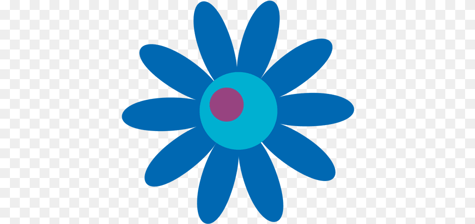 Blue Flower Icon 8 Hippie Flowers, Daisy, Plant, Anemone, Animal Png Image