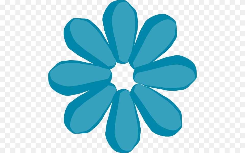 Blue Flower No Stem Svg Clip Arts Flower Clip Art, Daisy, Plant, Turquoise, Petal Free Png