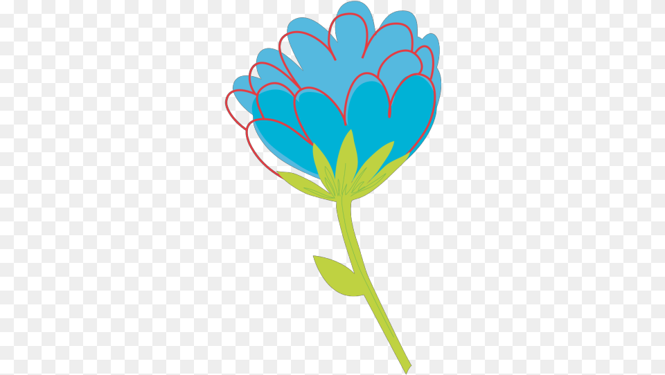 Blue Flower Svg Clip Art For Web Download Clip Art Cute Flowers Vector, Daisy, Plant, Petal, Graphics Free Png