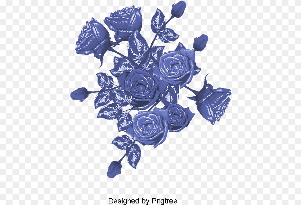 Blue Flowers Background Blue Rose, Flower, Flower Arrangement, Flower Bouquet, Plant Png Image
