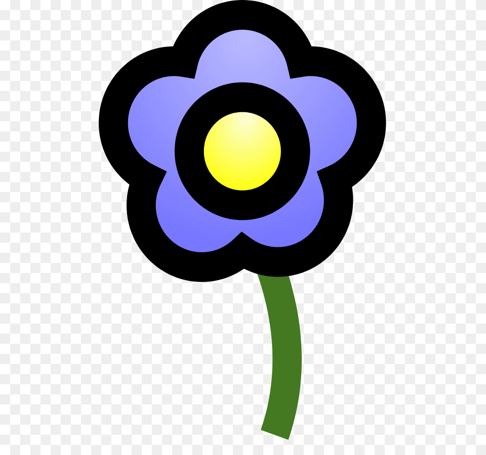 Blue Flowers Clip Art, Anemone, Flower, Plant, Daisy Png Image