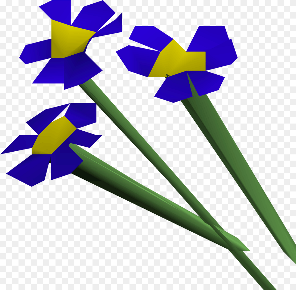 Blue Flowers Osrs Wiki Blue Flowers Osrs, Flower, Iris, Plant, Daffodil Free Png Download