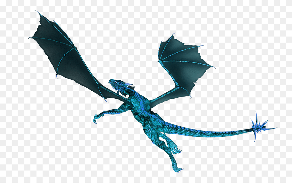 Blue Flying Dragon Clipart Animated Flying Dragon, Animal, Dinosaur, Reptile Free Transparent Png