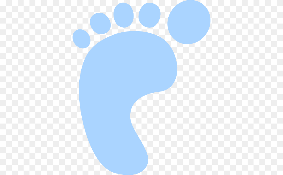 Blue Foot Clip Art For Web, Footprint Png Image