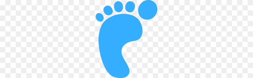 Blue Foot For Leo Clip Art, Footprint, Baby, Person Free Transparent Png