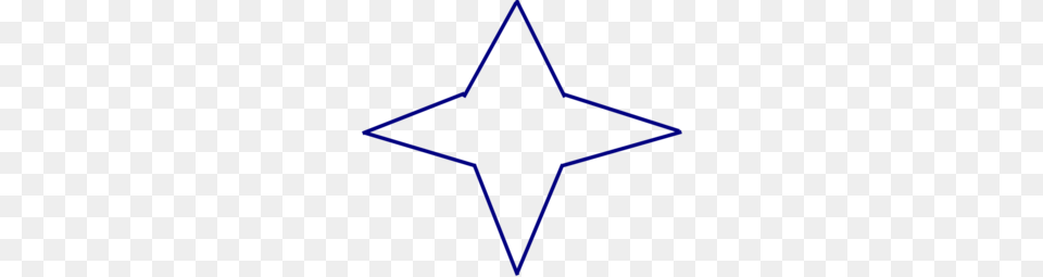 Blue Four Point Star Clip Art, Star Symbol, Symbol Png Image