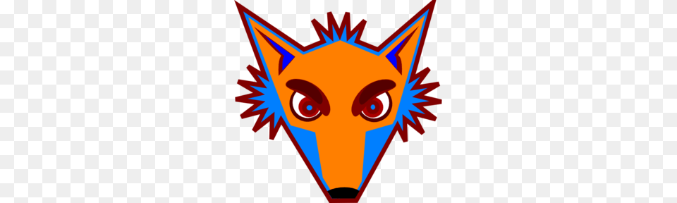 Blue Fox Head Clip Art Free Transparent Png