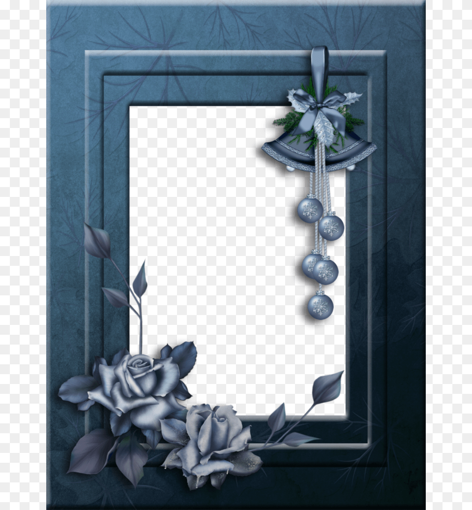 Blue Frame Marcos Para Fotos De Rosas Azules, Accessories Free Transparent Png