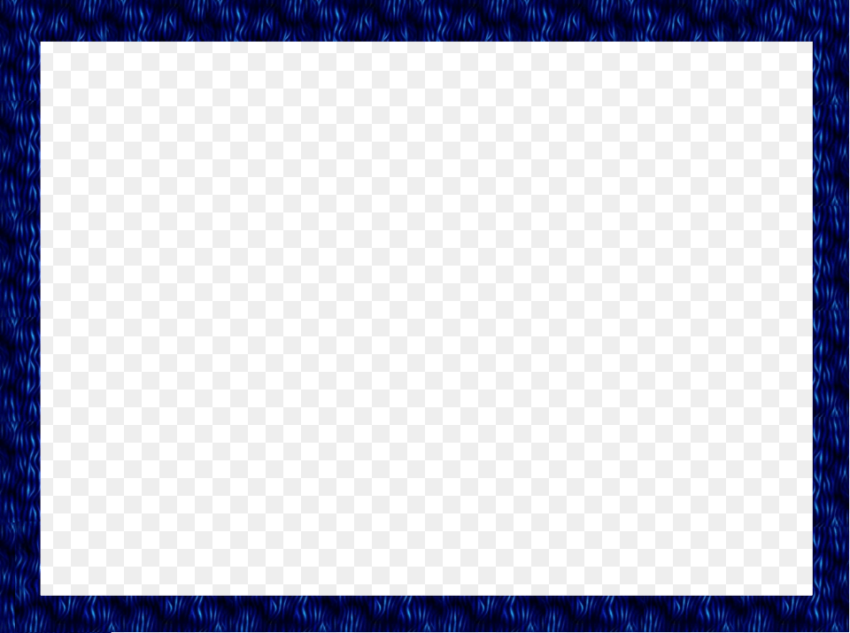 Blue Frame Symmetry, White Board Free Png Download