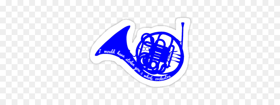 Blue French Horn, Brass Section, Musical Instrument, French Horn Free Transparent Png