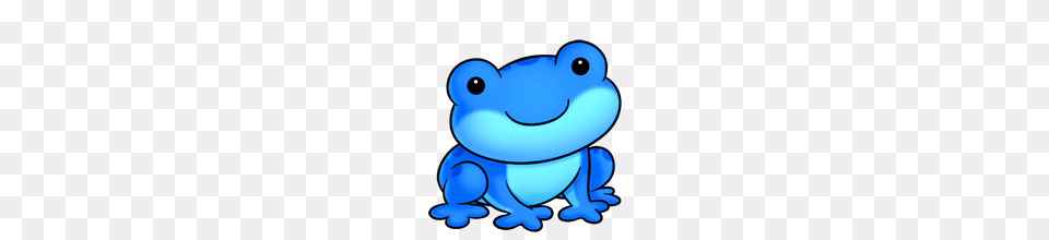 Blue Froggu Fluffs Animals Cute Frogs Art And Cute, Amphibian, Animal, Frog, Wildlife Png Image