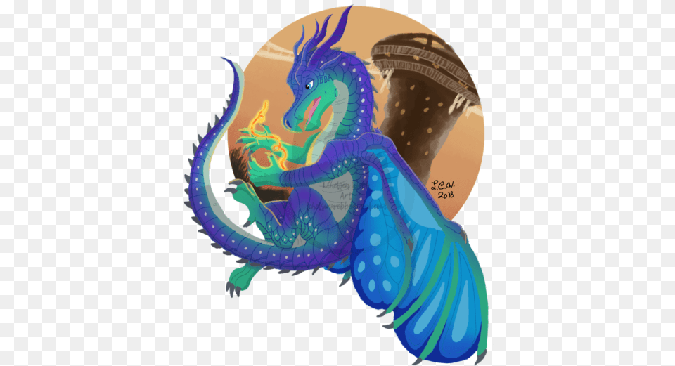 Blue From The Newest Arc Of Wings Of Fire Wings Of Fire Blue And Cricket, Dragon, Baby, Person Free Png