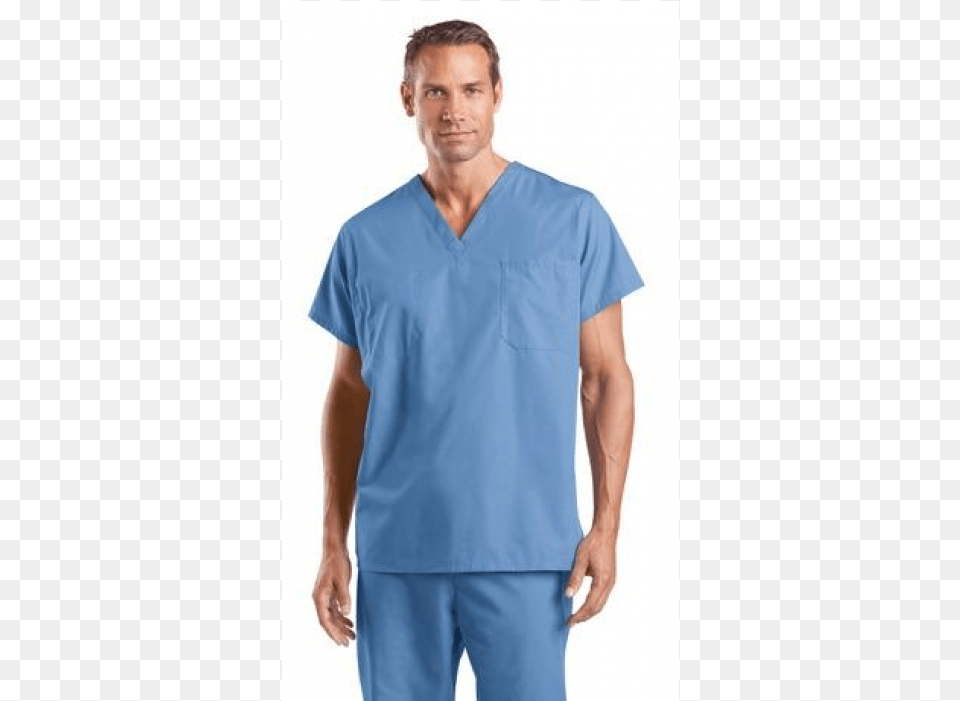 Blue Front Medical Green Scrubs, Clothing, T-shirt Free Transparent Png