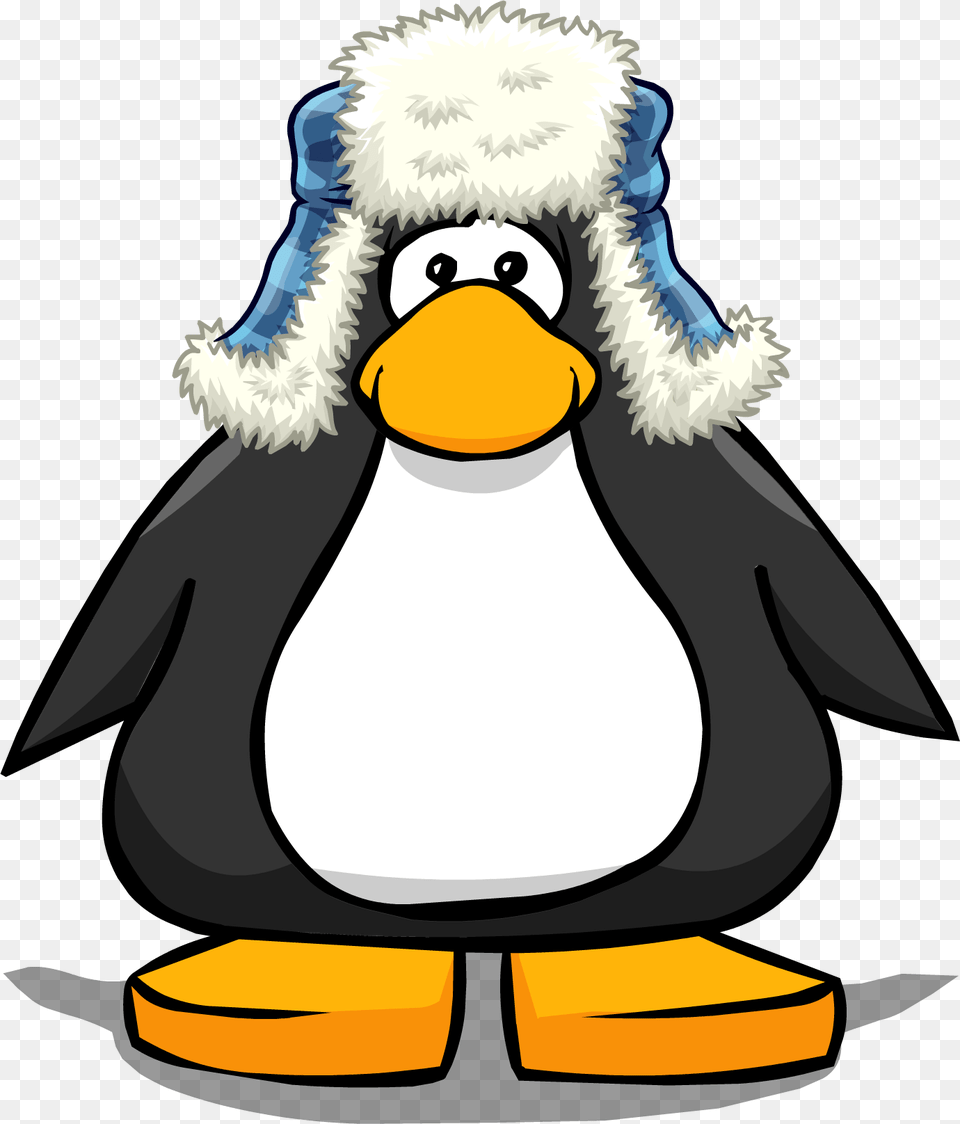 Blue Fuzzy Hat 2 Penguin With A Horn, Animal, Bird Free Transparent Png