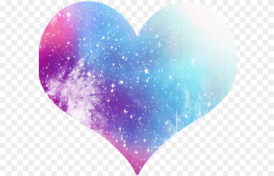 Blue Galaxy And Heart Galaxy Heart, Astronomy, Moon, Nature, Night Png Image