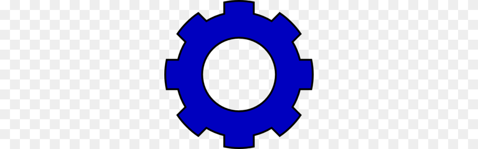 Blue Gear Clip Art, Machine, Spoke Free Png Download