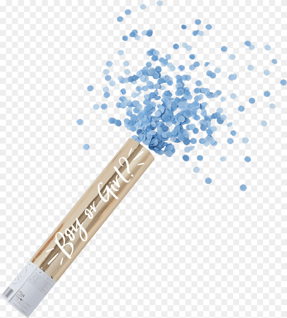 Blue Gender Reveal Confetti Shooter Baby Boy Gender Reveal Canons, Paper, Cricket, Cricket Bat, Sport Free Png