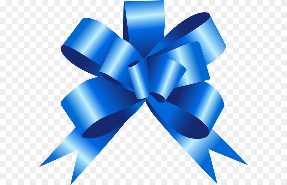 Blue Gift Bow Picture Blue Gift Ribbon Transparent, Accessories, Formal Wear, Tie, Appliance Free Png Download