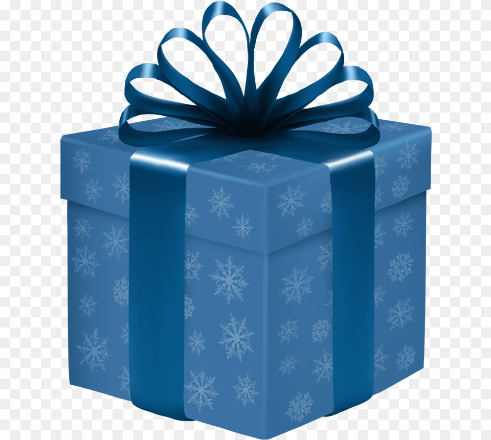 Blue Gift Ribbon Gift Box Free Png