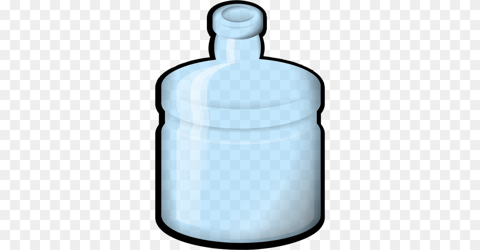 Blue Glass Bottle Vector Illustration, Jar, Shaker Free Png Download