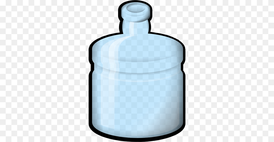 Blue Glass Bottle Vector Illustration, Jar, Shaker Png Image