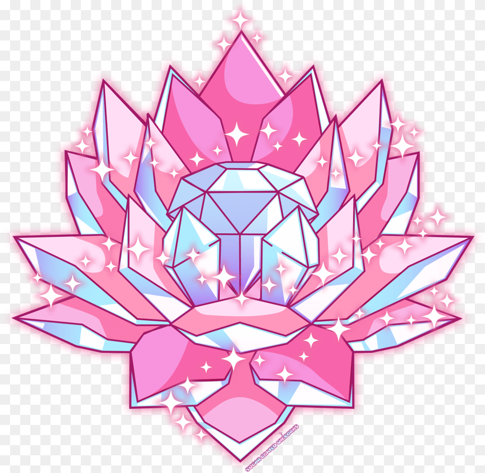 Blue Glitter And Pink Sailor Moon Crystal, Art, Mineral, Dahlia, Flower Png Image