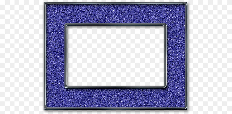 Blue Glitter Picture Frame, Computer, Electronics, Laptop, Pc Png Image