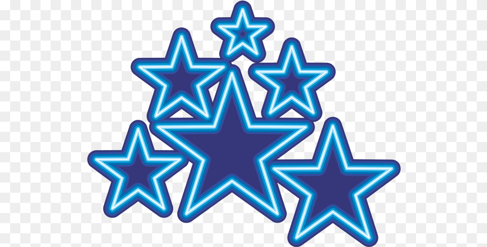 Blue Glow Glowing Star Stars Dallas Cowboys, Light, Dynamite, Weapon, Star Symbol Png