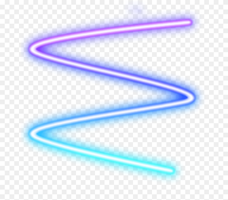 Blue Glow Neon Twirl, Light Png