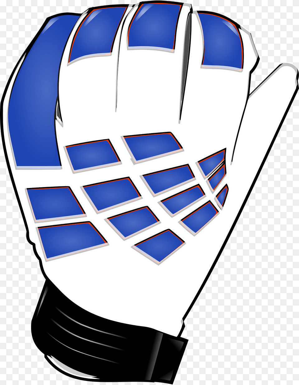 Blue Goalkeepers Glove Left 01right Clipart, Baseball, Baseball Glove, Clothing, Sport Free Transparent Png