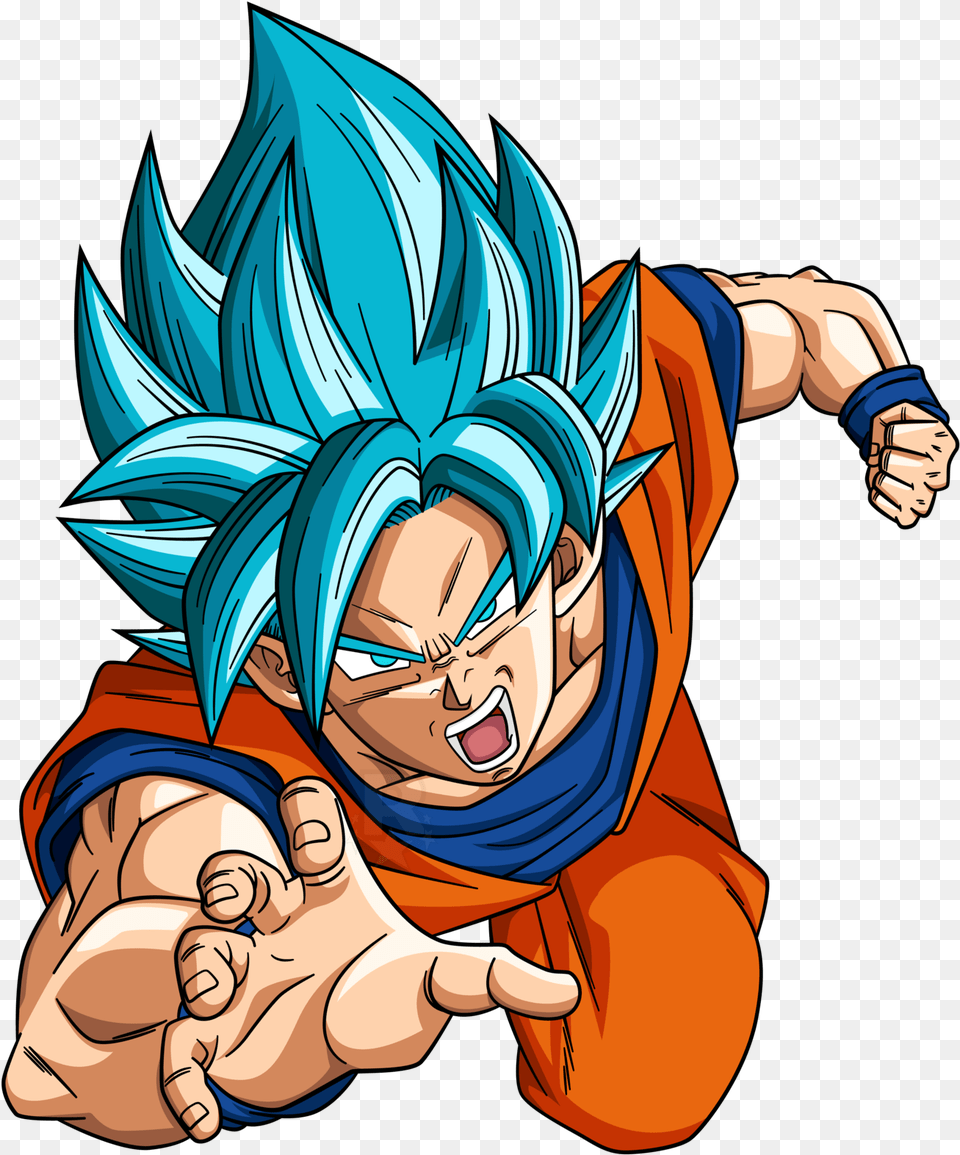 Blue Goku Super Sayajin, Book, Comics, Publication, Baby Png