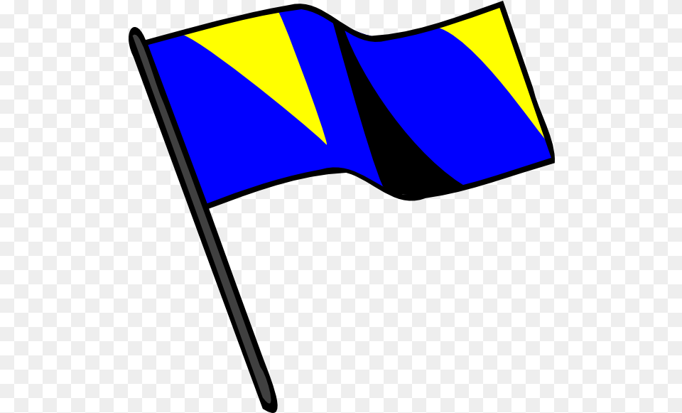 Blue Gold Black Flag Clip Art Small Color Guard Flag Png Image