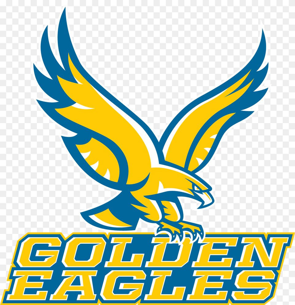 Blue Golden Eagles Logo, Emblem, Symbol, Animal, Fish Png
