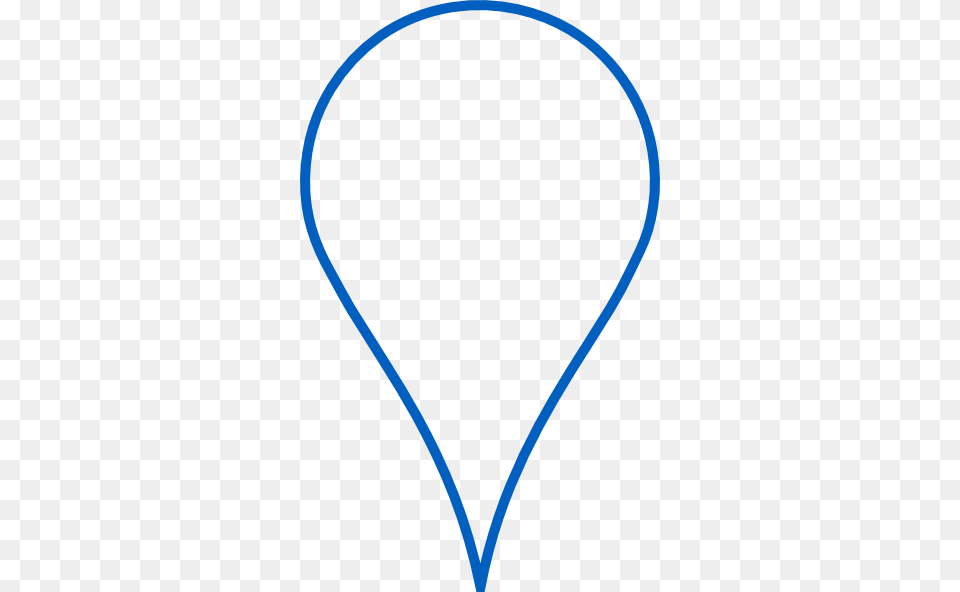 Blue Google Map Pin Svg Clip Arts 360 X 592 Px, Balloon, Accessories, Jewelry, Necklace Free Png Download