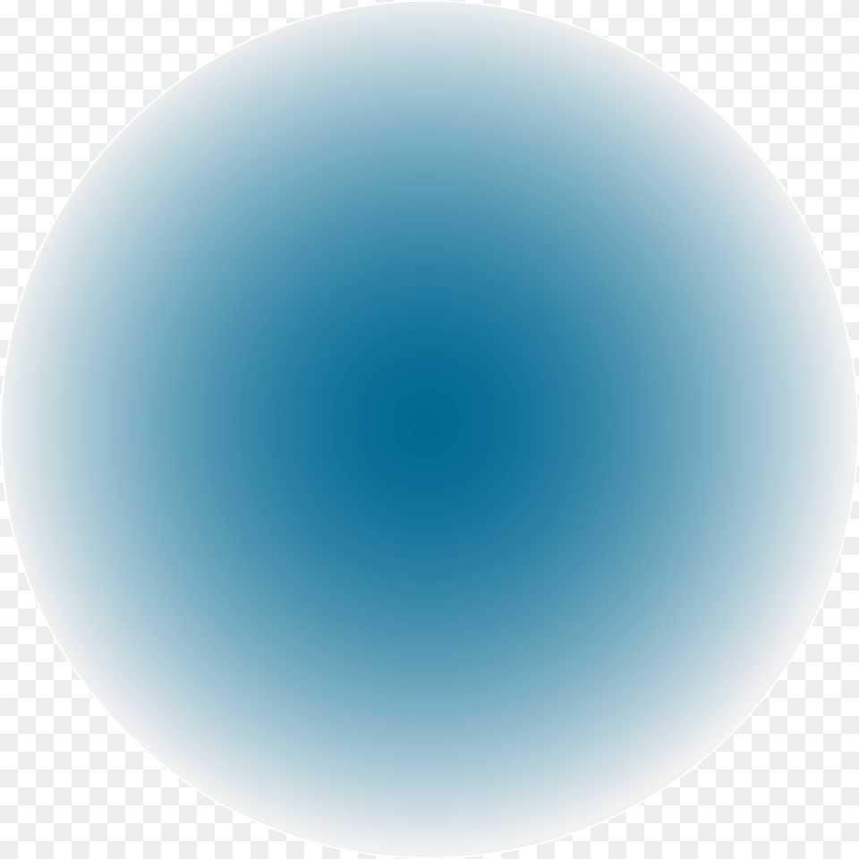 Blue Gradient Circle Sphere Free Png