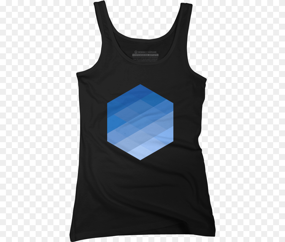 Blue Gradient Juniors Tank Top Active Tank, Clothing, Tank Top, Person Png