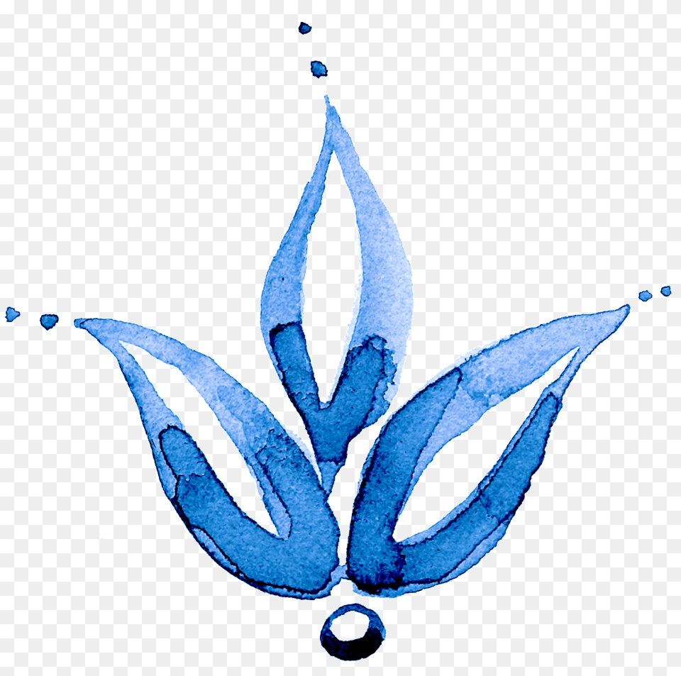 Blue Gradient Texture Through Transparent Free Download, Leaf, Plant, Droplet, Emblem Png