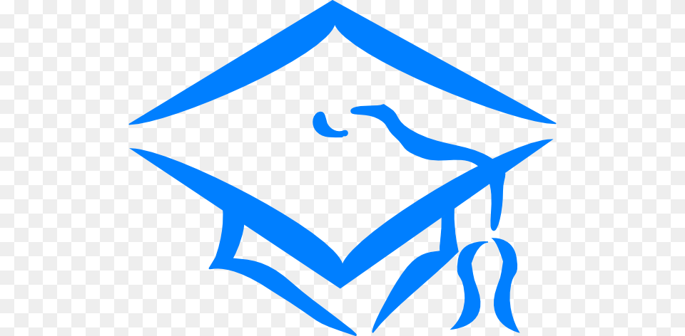 Blue Graduation Cap Clip Art, People, Person, Weapon, Knife Free Png Download