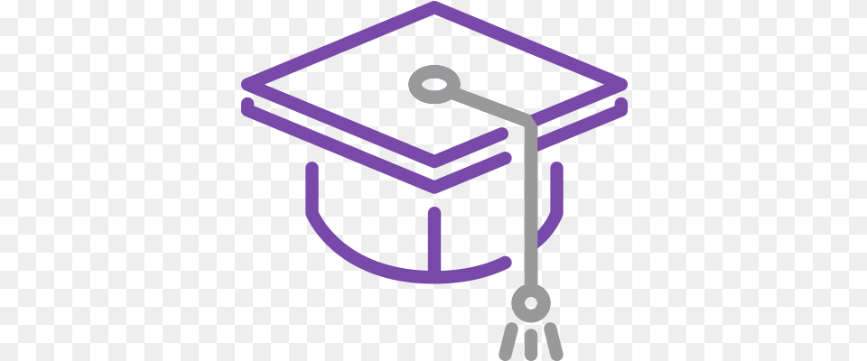 Blue Graduation Cap Icon, People, Person Png