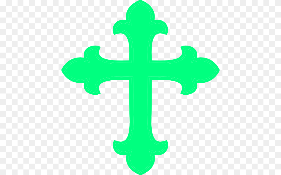 Blue Green Cross Clipart Collection, Symbol, Electronics, Hardware Free Png Download