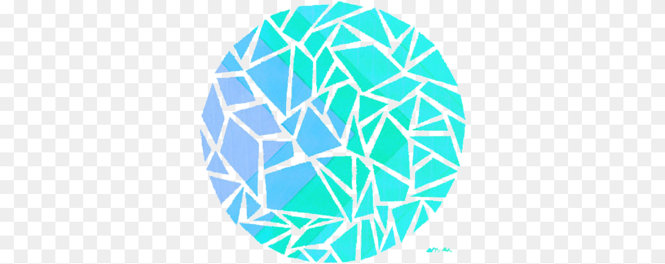 Blue Green Purple Aesthetic Mosaic Circle Art Pieces With Proximity, Accessories, Diamond, Gemstone, Jewelry Free Transparent Png