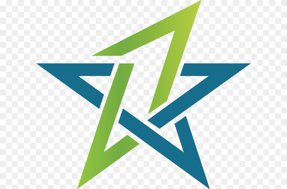 Blue Green Star Abstract Logo Star Tv Somali Logo, Star Symbol, Symbol Free Png Download