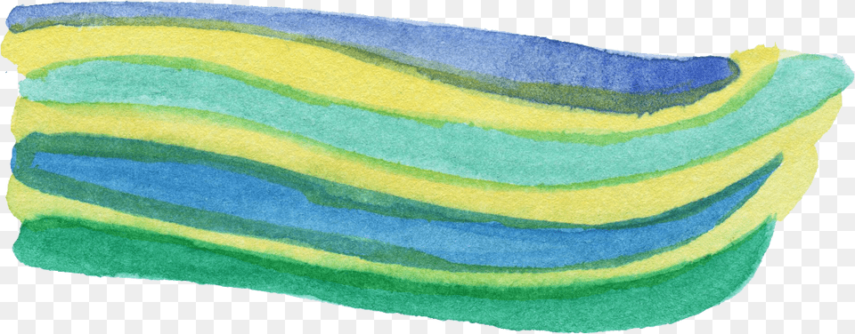 Blue Green Stroke Yellow Watercolor, Home Decor, Ball, Sport, Tennis Png Image