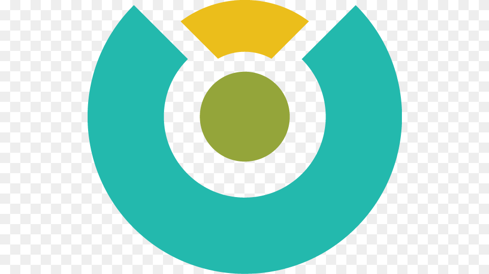 Blue Green Yellow Round Abstract Logo Circle Free Png