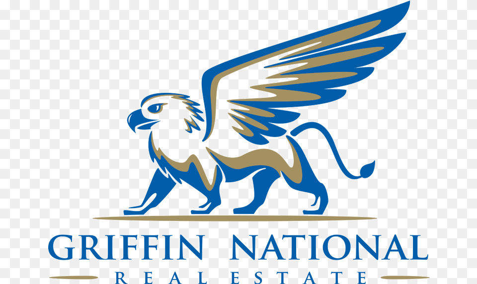 Blue Griffin Logo, Animal, Bird, Vulture, Emblem Free Png