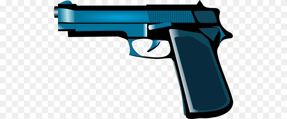Blue Gun Clip Arts For Web, Firearm, Handgun, Weapon Free Transparent Png