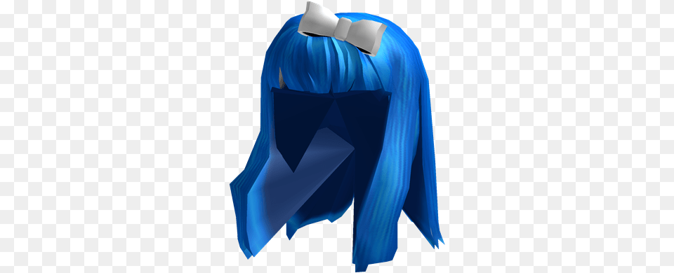 Blue Hair With Bow Roblox, Cape, Clothing, Adult, Person Free Transparent Png