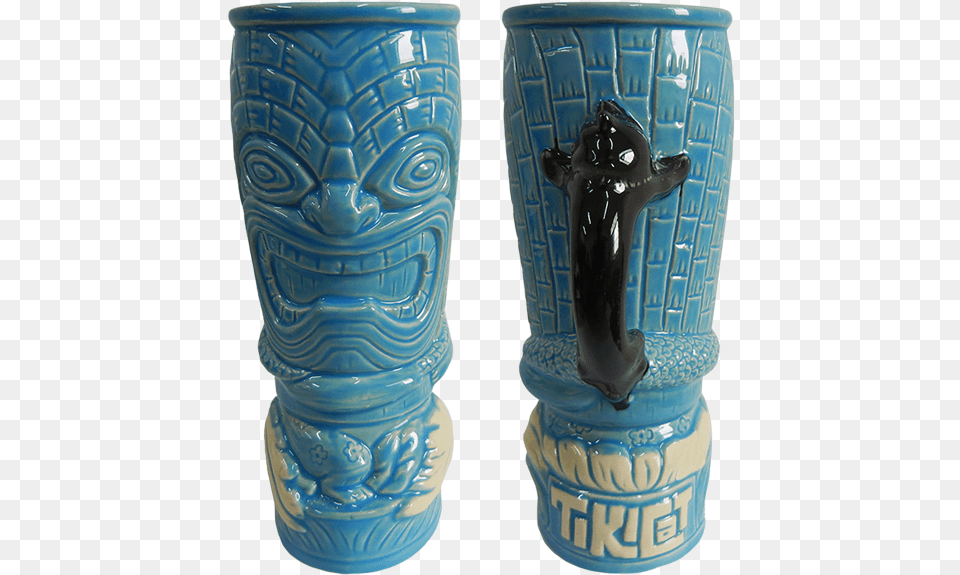 Blue Handled Mug Vase, Symbol, Emblem, Architecture, Pillar Free Png