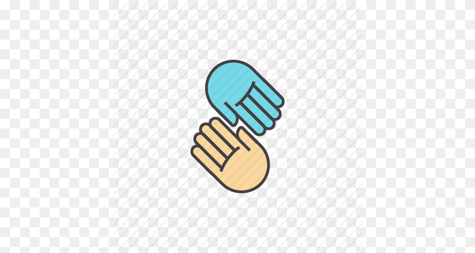 Blue Hands Helping Helping Hands Join Yellow Icon, Body Part, Finger, Hand, Person Png Image