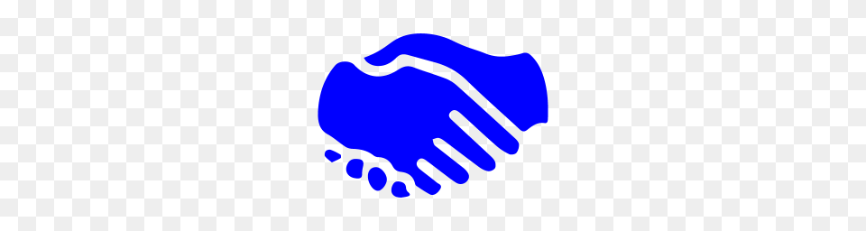 Blue Handshake Icon Free Png Download